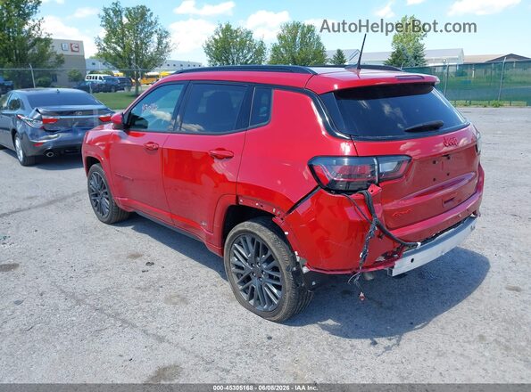 3C4NJDCN7PT533512 2023 JEEP COMPASS Red Rear left