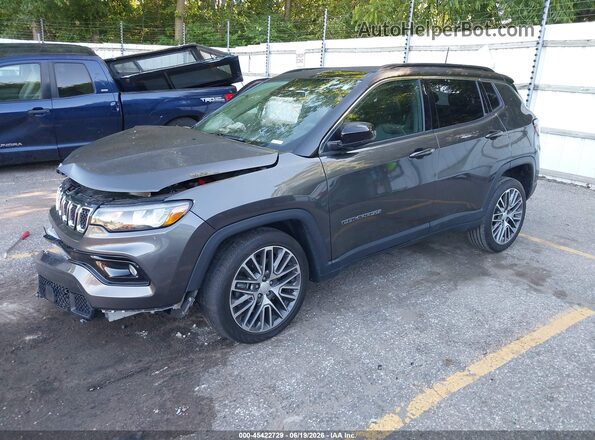 3C4NJDCN8PT536984 2023 JEEP COMPASS Gray წინა მარცხენა ხედი სამი მეოთხედიდან