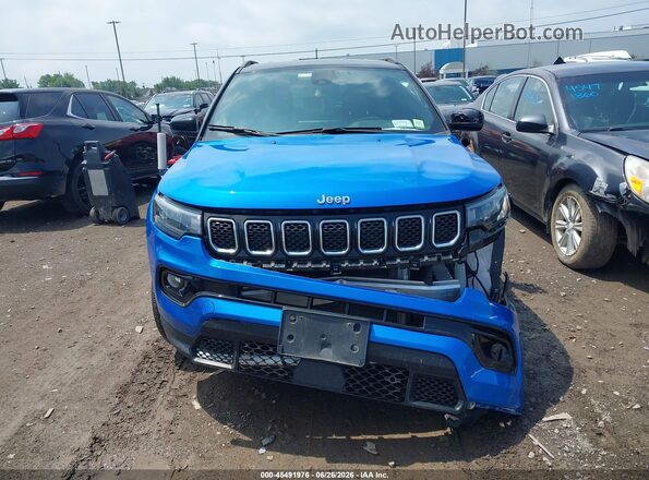 3C4NJDCN8RT589655 2024 JEEP COMPASS Blue Instrument cluster view