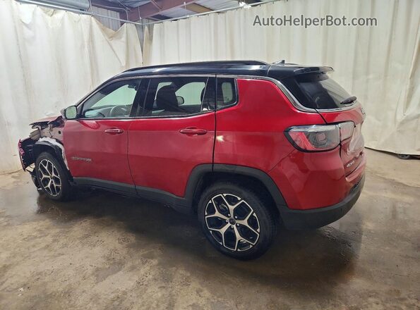 3C4NJDCN8ST521152 2025 JEEP COMPASS Red უკანა მარცხენა