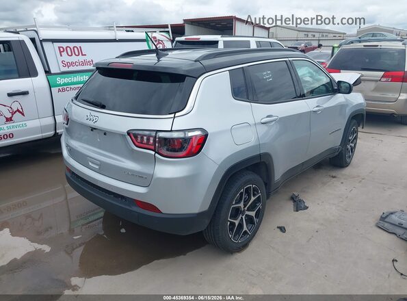 3C4NJDCN8ST561182 2025 JEEP COMPASS Silver Задня права чверть