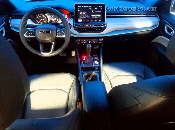 3C4NJDCN9ST565628 2025 JEEP COMPASS Black Dashboard view