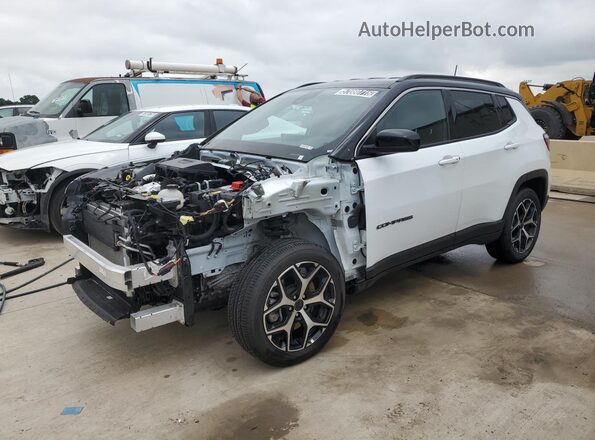 3C4NJDCN9ST621325 2025 JEEP COMPASS White Widok wnętrza 360 stopni