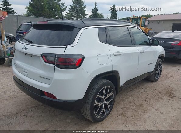 3C4NJDCNXST534484 2025 JEEP COMPASS Белый Задняя правая четверть