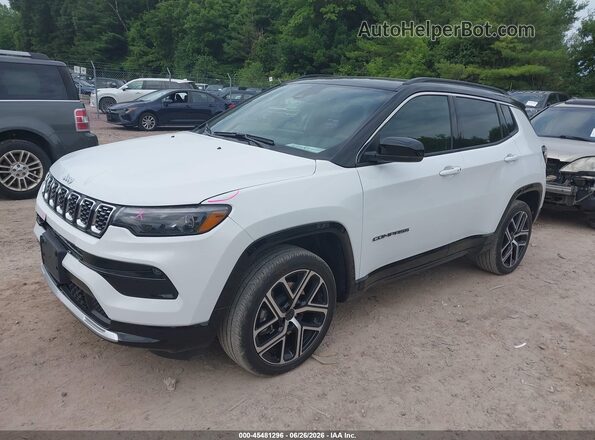 3C4NJDCNXST534484 2025 JEEP COMPASS Белый Передняя левая четверть