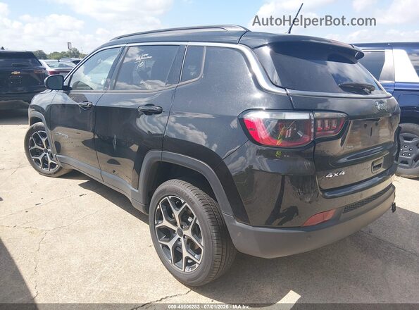 3C4NJDCNXST548255 2025 JEEP COMPASS Black უკანა მარცხენა