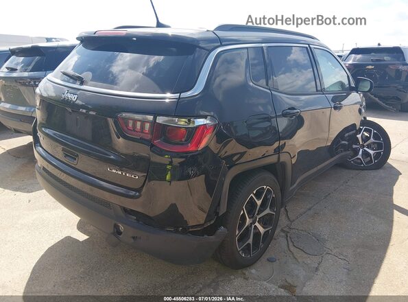 3C4NJDCNXST548255 2025 JEEP COMPASS Black უკანა მარჯვენა