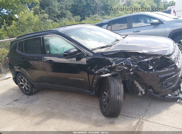 3C4NJDCNXST548255 2025 JEEP COMPASS Black უკანა სალონის ხედი