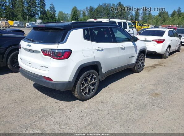 3C4NJDCNXST590828 2025 JEEP COMPASS White Задня права чверть