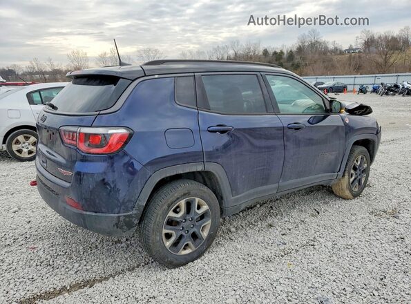 3C4NJDDB1HT597597 2017 JEEP COMPASS Синий Задняя правая четверть