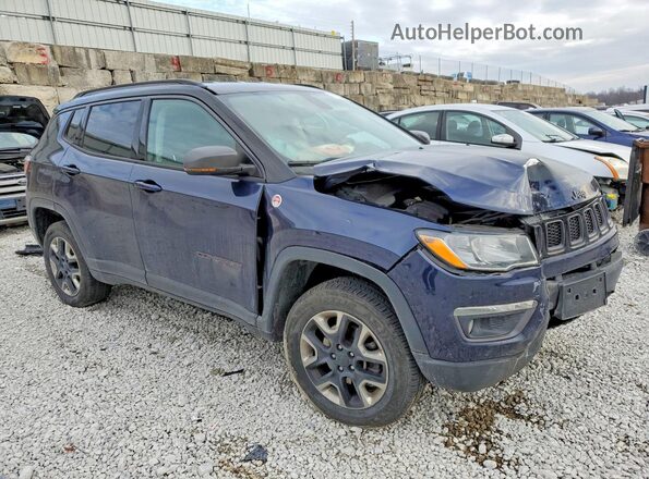 3C4NJDDB1HT597597 2017 JEEP COMPASS Синий Передняя правая четверть