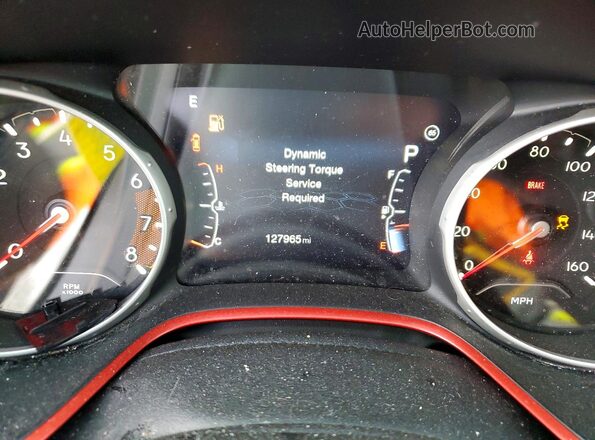3C4NJDDB1HT597597 2017 JEEP COMPASS Синий Вид щитка приборов