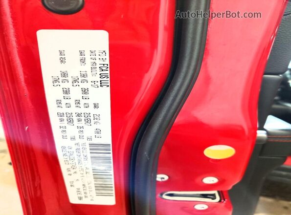 3C4NJDDB1HT674534 2017 JEEP COMPASS Red Vista de la etiqueta del VIN