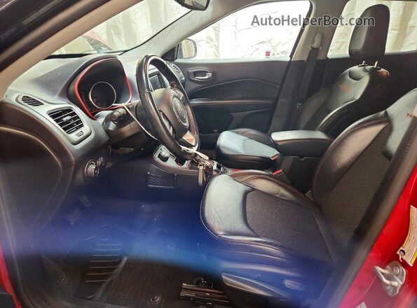 3C4NJDDB1HT674534 2017 JEEP COMPASS Red Vista interior delantera