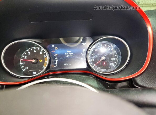 3C4NJDDB1HT674534 2017 JEEP COMPASS Red Vista del cuadro de instrumentos
