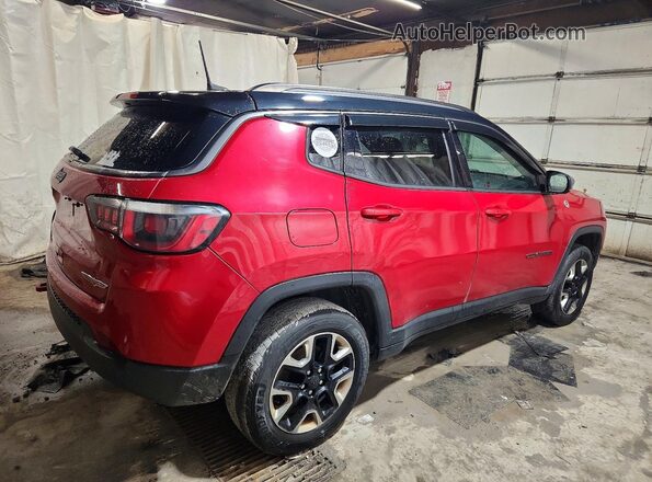 3C4NJDDB1HT674534 2017 JEEP COMPASS Red Trasero derecho