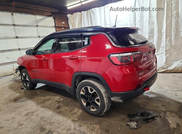 3C4NJDDB1HT674534 2017 JEEP COMPASS Red Trasero izquierdo
