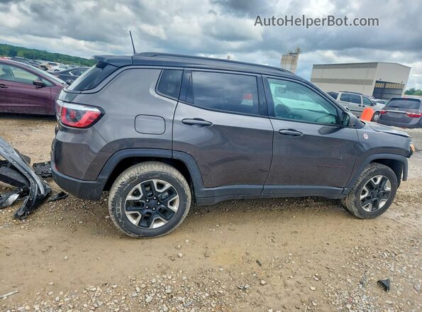 3C4NJDDB1JT454994 2018 JEEP COMPASS Gray Задня права чверть