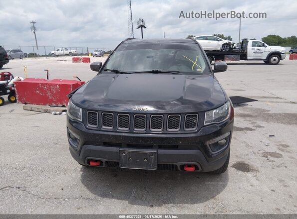 3C4NJDDB2JT128914 2018 JEEP COMPASS Black Вид щитка приладів