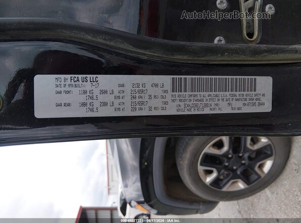 3C4NJDDB2JT128914 2018 JEEP COMPASS Black Вид підкапотного простору