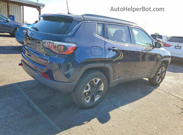 3C4NJDDB2JT234697 2018 JEEP COMPASS Blue უკანა მარჯვენა