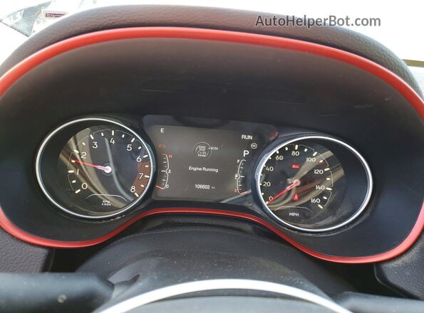 3C4NJDDB2JT234697 2018 JEEP COMPASS Blue ხელსაწყოთა პანელის ხედი