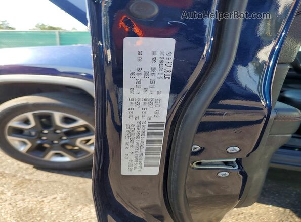 3C4NJDDB2JT234697 2018 JEEP COMPASS Blue ძრავის განყოფილების ხედი