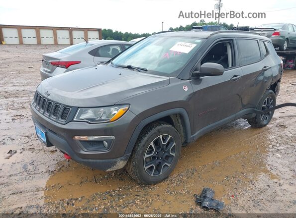 3C4NJDDB2KT739785 2019 JEEP COMPASS Gray წინა მარცხენა ხედი სამი მეოთხედიდან