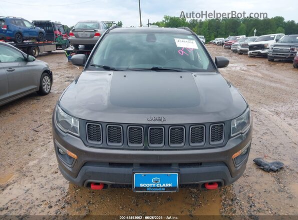 3C4NJDDB2KT739785 2019 JEEP COMPASS Gray ხელსაწყოთა პანელის ხედი