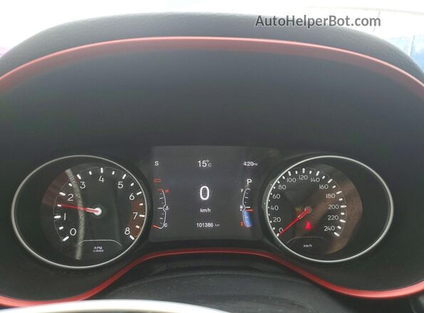 3C4NJDDB2MT529352 2021 JEEP COMPASS Two Tone ხელსაწყოთა პანელის ხედი