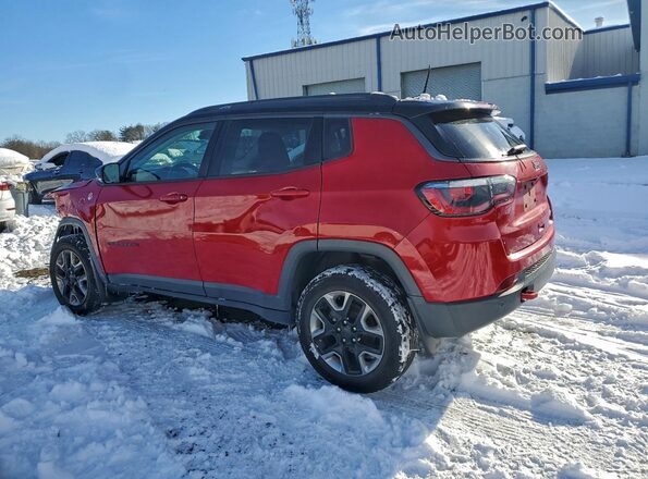 3C4NJDDB3HT666046 2017 JEEP COMPASS Red Rear left