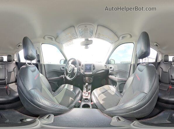 3C4NJDDB3JT451708 2018 JEEP COMPASS White სალონის 360-გრადუსიანი ხედი