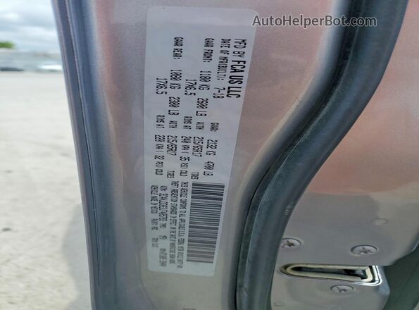 3C4NJDDB3JT485793 2018 JEEP COMPASS Серебряный Вид наклейки с VIN-кодом