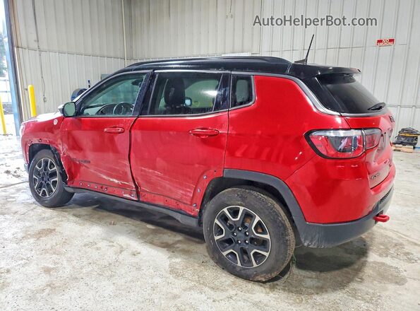 3C4NJDDB3KT670959 2019 JEEP COMPASS Red Rear left