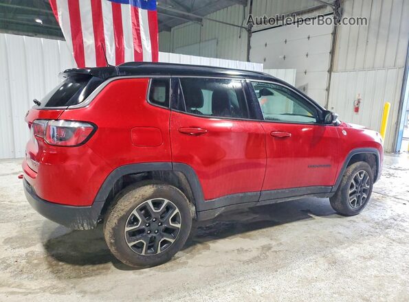 3C4NJDDB3KT670959 2019 JEEP COMPASS Red Rear right