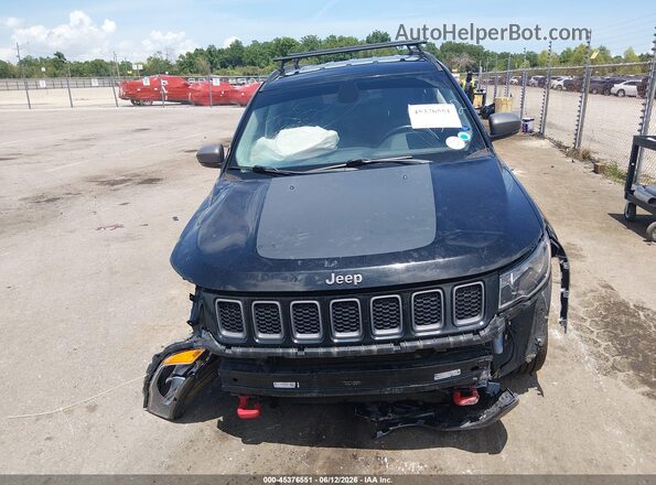 3C4NJDDB3LT195542 2020 JEEP COMPASS Black Вид щитка приладів