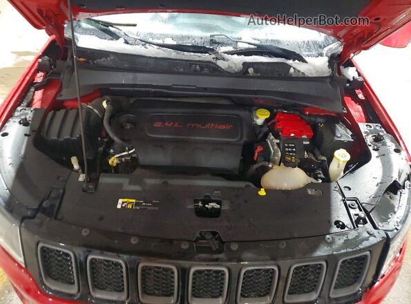 3C4NJDDB3LT195721 2020 JEEP COMPASS Красный Вид подкапотного пространства