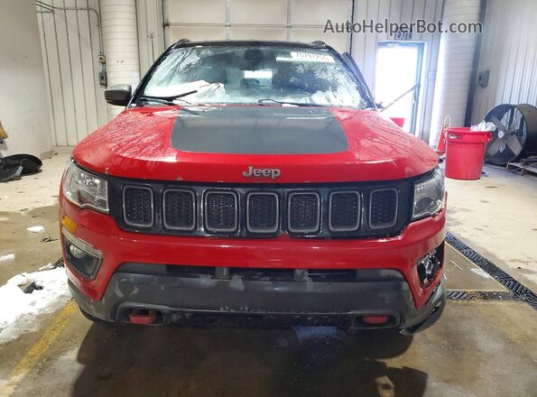 3C4NJDDB3LT195721 2020 JEEP COMPASS Красный Вид спереди