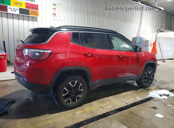 3C4NJDDB3LT195721 2020 JEEP COMPASS Красный Задняя правая четверть