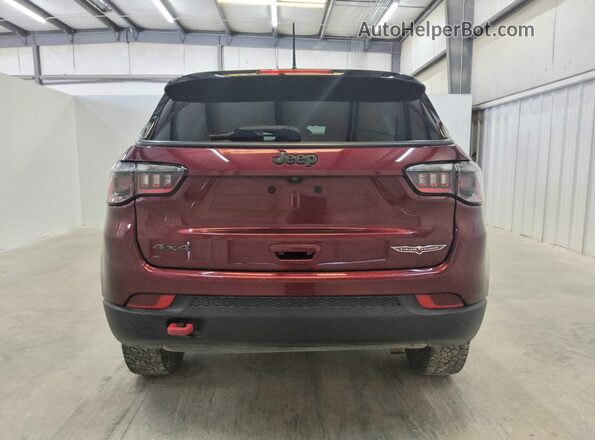 3C4NJDDB3MT512172 2021 JEEP COMPASS Burgundy 