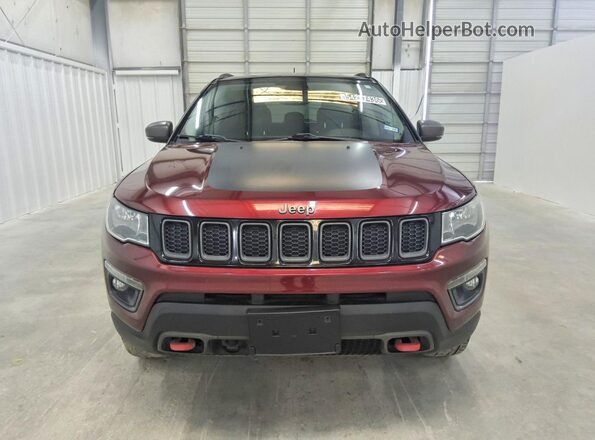 3C4NJDDB3MT512172 2021 JEEP COMPASS Burgundy 