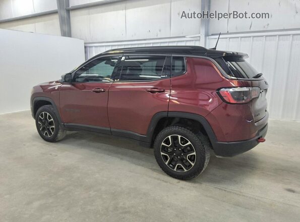3C4NJDDB3MT512172 2021 JEEP COMPASS Burgundy 