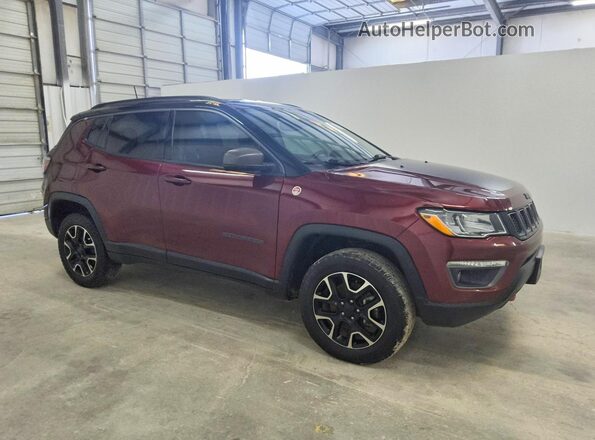 3C4NJDDB3MT512172 2021 JEEP COMPASS Burgundy 