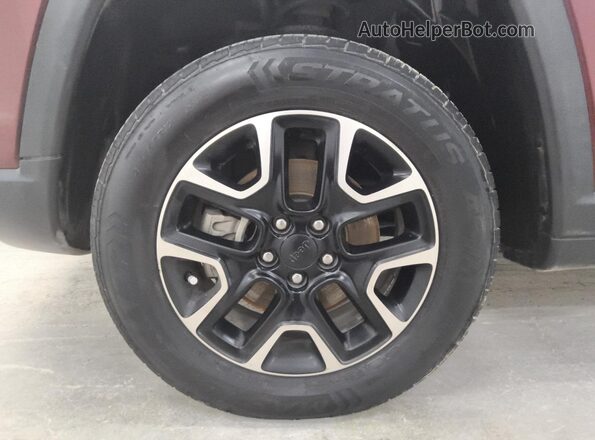 3C4NJDDB3MT512172 2021 JEEP COMPASS Burgundy 
