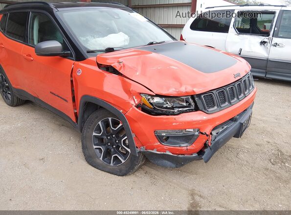 3C4NJDDB3MT600624 2021 JEEP COMPASS Оранжевый Вид спереди