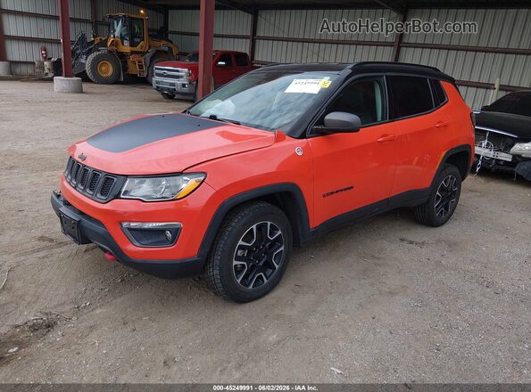 3C4NJDDB3MT600624 2021 JEEP COMPASS Оранжевый Передняя левая четверть
