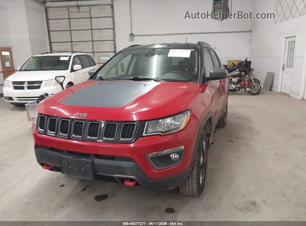 3C4NJDDB5HT630620 2017 JEEP NEW COMPASS Red Vista tres cuartos delantera izquierda