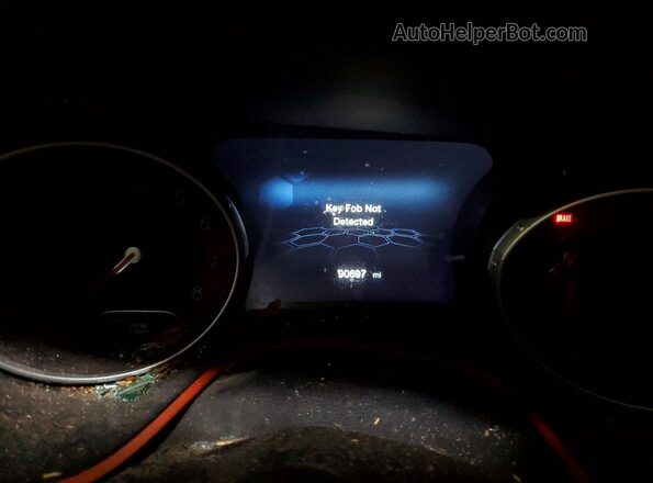 3C4NJDDB5JT130267 2018 JEEP COMPASS Orange Вид щитка приладів