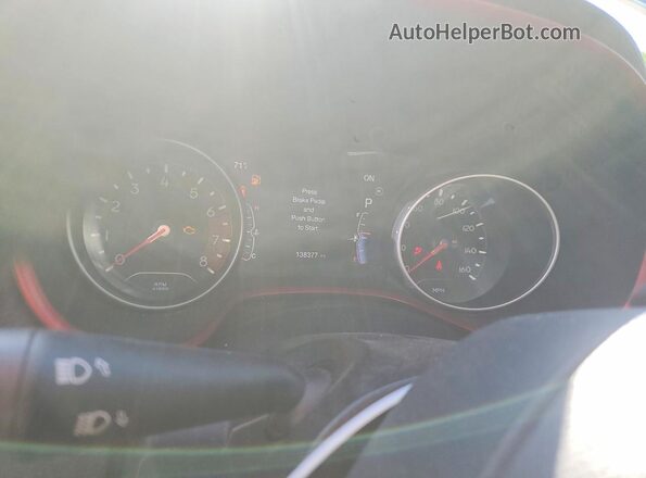 3C4NJDDB5JT451256 2018 JEEP COMPASS White Instrument cluster view