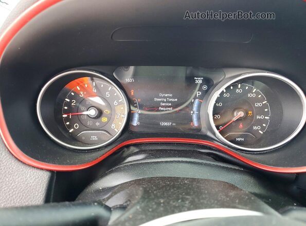 3C4NJDDB5KT759898 2019 JEEP COMPASS Gray Instrument cluster view